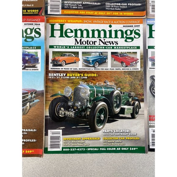 Hemmings Motor News Magazine  Lot Of 6 - 2007,08,09,10  All in pre enjoyed condi - Picture 6 of 9